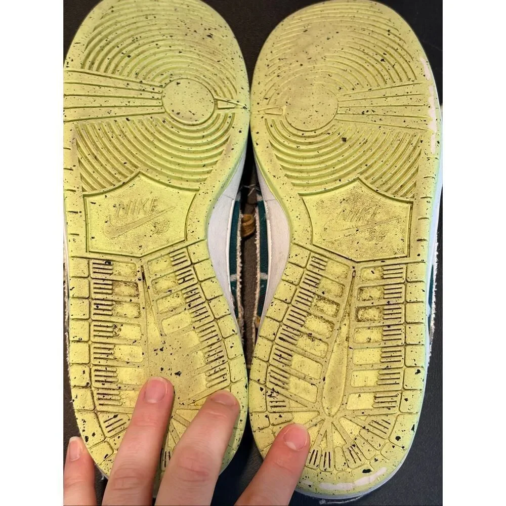 Measure sneakers!! NIKE • DUNK LOW COMMUNITY GARDEN | Purple/Green Multi Sneaker